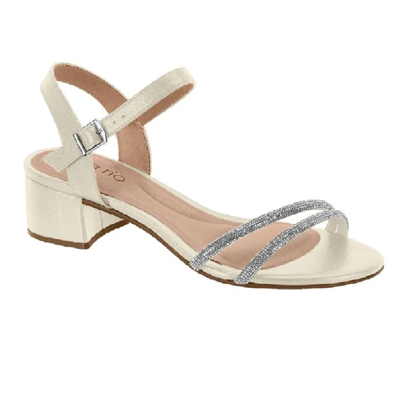Sandalia Beira Rio Salto Bloco Ref 8345.646.31185 Branco Off 40