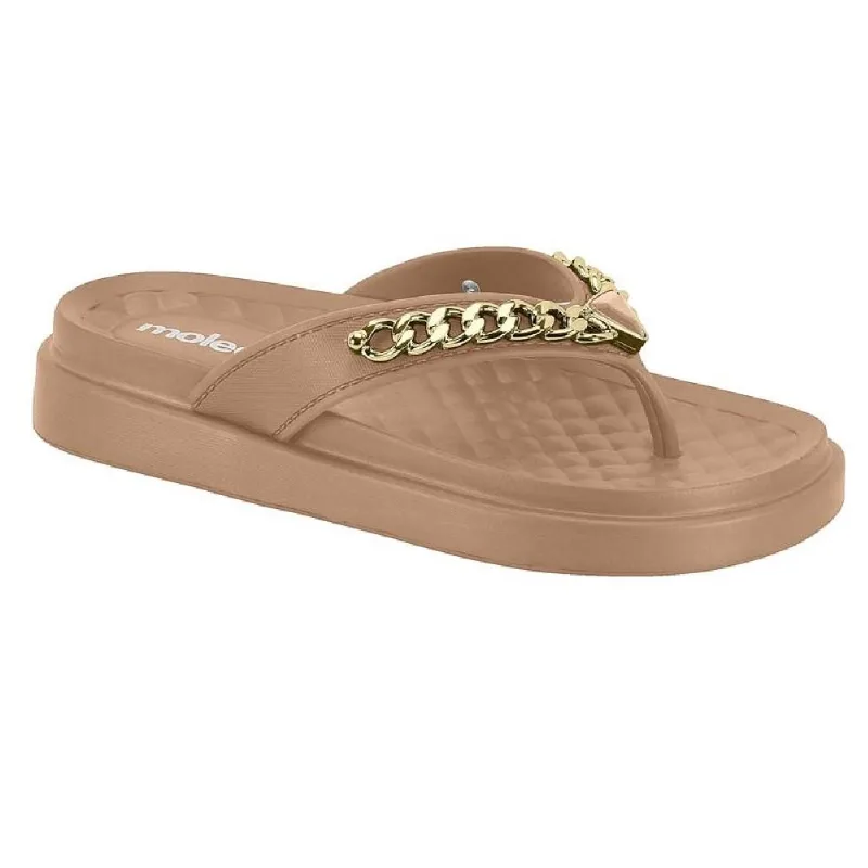 Chinelo Moleca Ultraconforto Ref 5554.103.22669 Nude 34