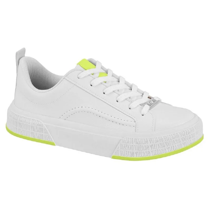 Tenis Vizzano Casual Ref 1477.201.28918 Branco/amarelo 34