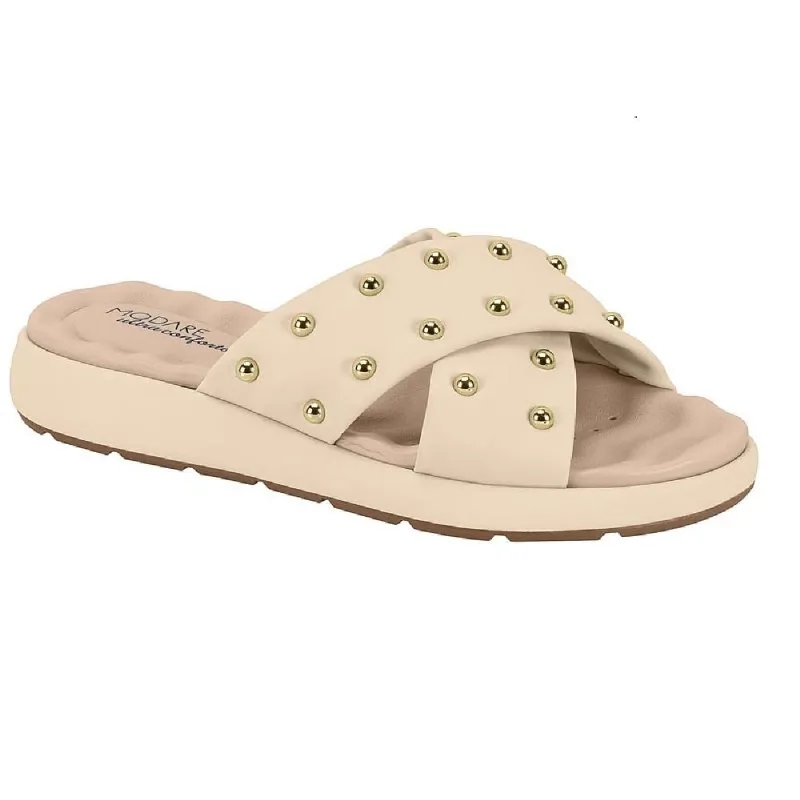 Chinelo Modare Ultraconforto Ref 7222.102.29516 Creme 37