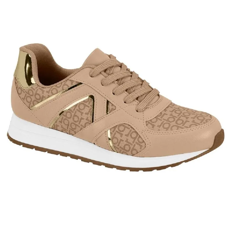 Tenis Beira Rio Casual Ref 4339.102.31298 Bege/dourado 40