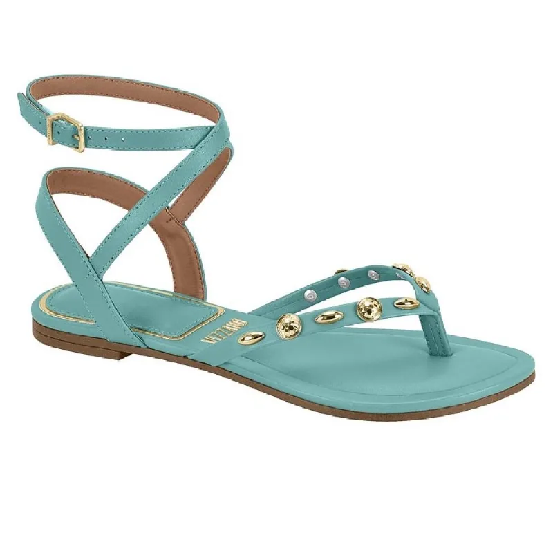 Sandalia Vizzano Rasteira Ref 6528.108.7286 Verde 34