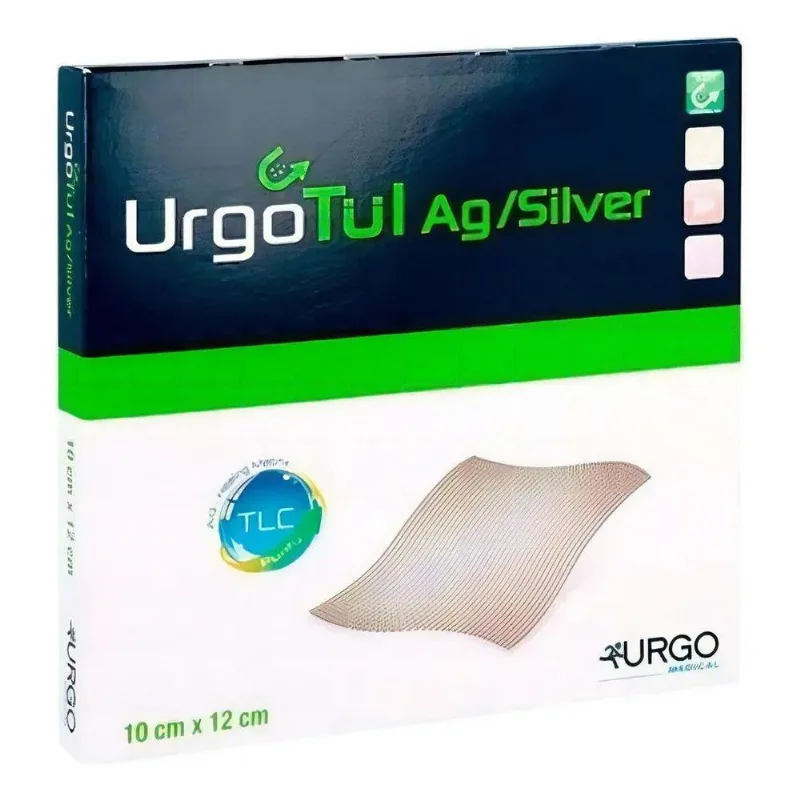 Curativo Urgotul Ag Silver 10x12cm (unidade) Nome Do Desenho