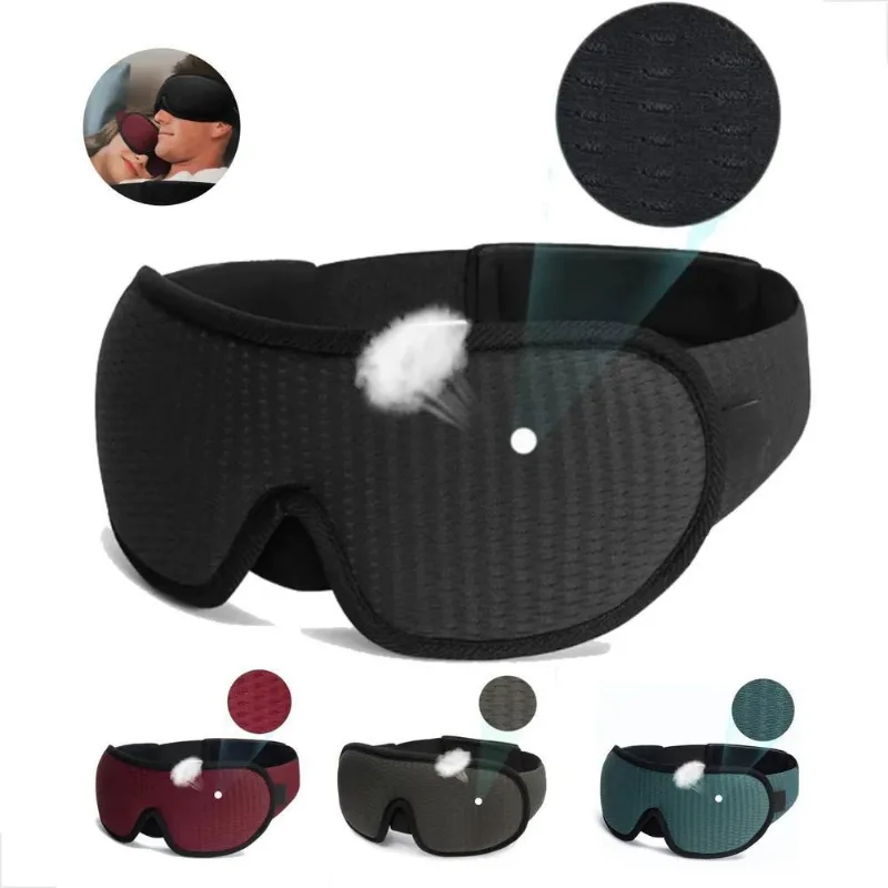 Máscara Olhos Para Dormir 3d Ajustável Bloqueia Luminosi Pre