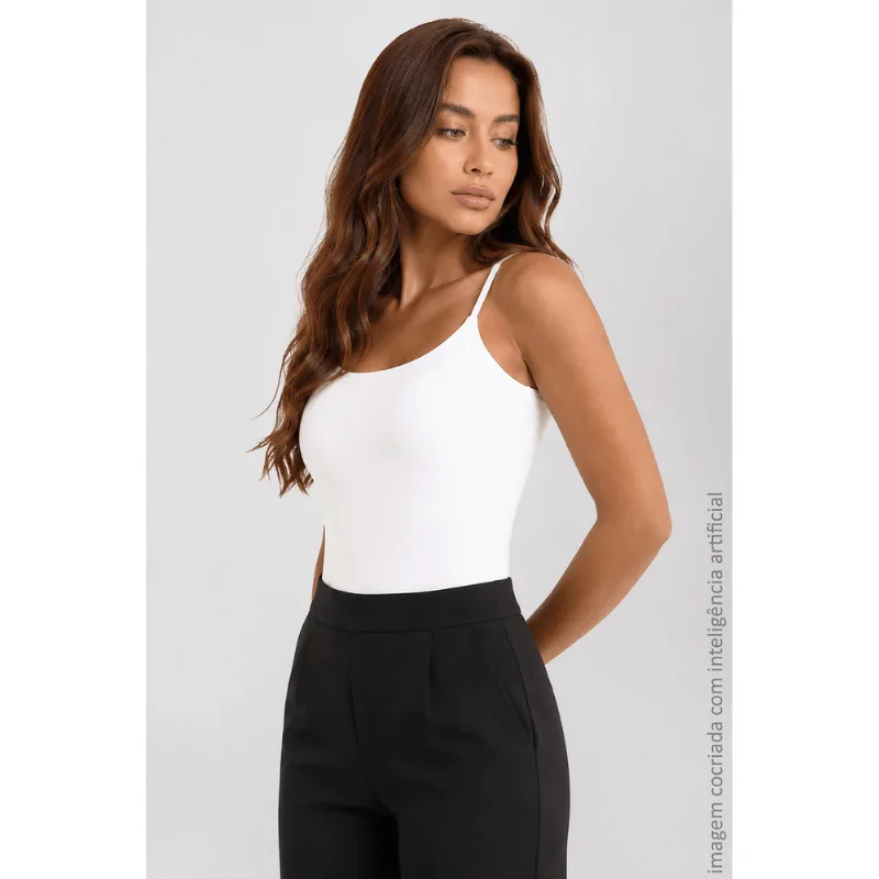 Blusa 3 em 1 Microfibra Feminina Lupo Tamanho: M (40 a 42) | Cor: Branca