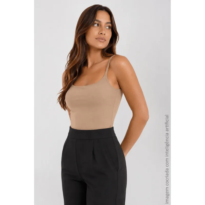 Blusa 3 em 1 Microfibra Feminina Lupo Tamanho: GG (48 a 50) | Cor: Chocolate