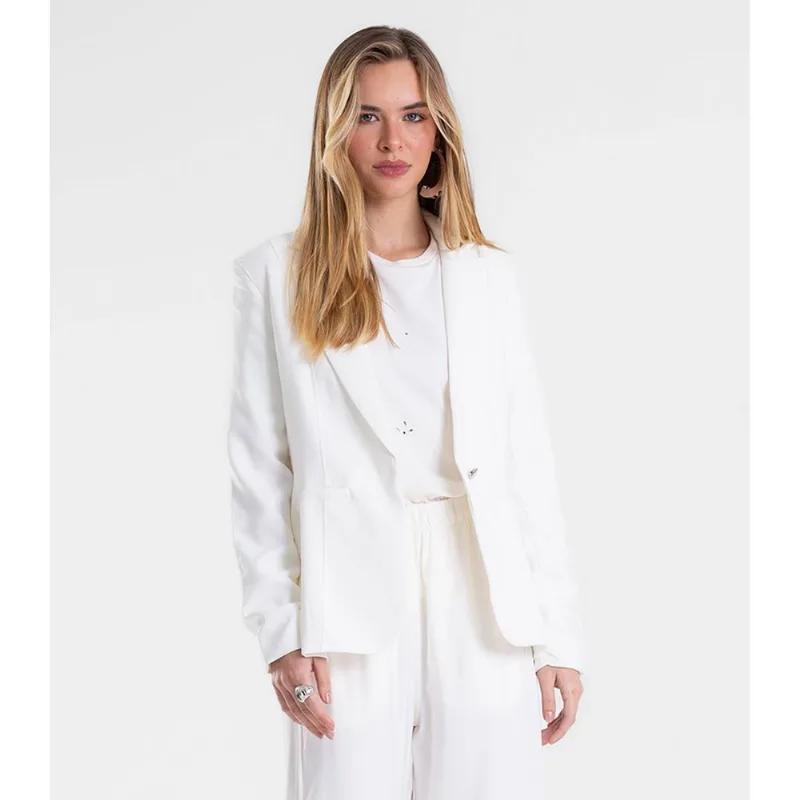 Blazer Feminino Alfaiataria Endless Bege GG