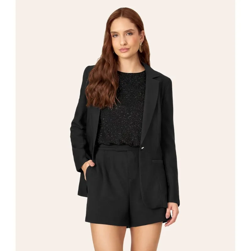Blazer Feminino Alfaiataria Endless Preto G