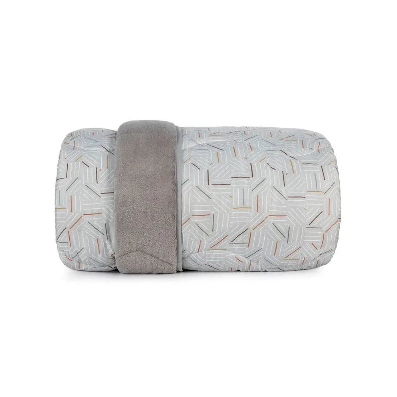 Edredom Blend Comfort Casal Altenburg Cinza Un