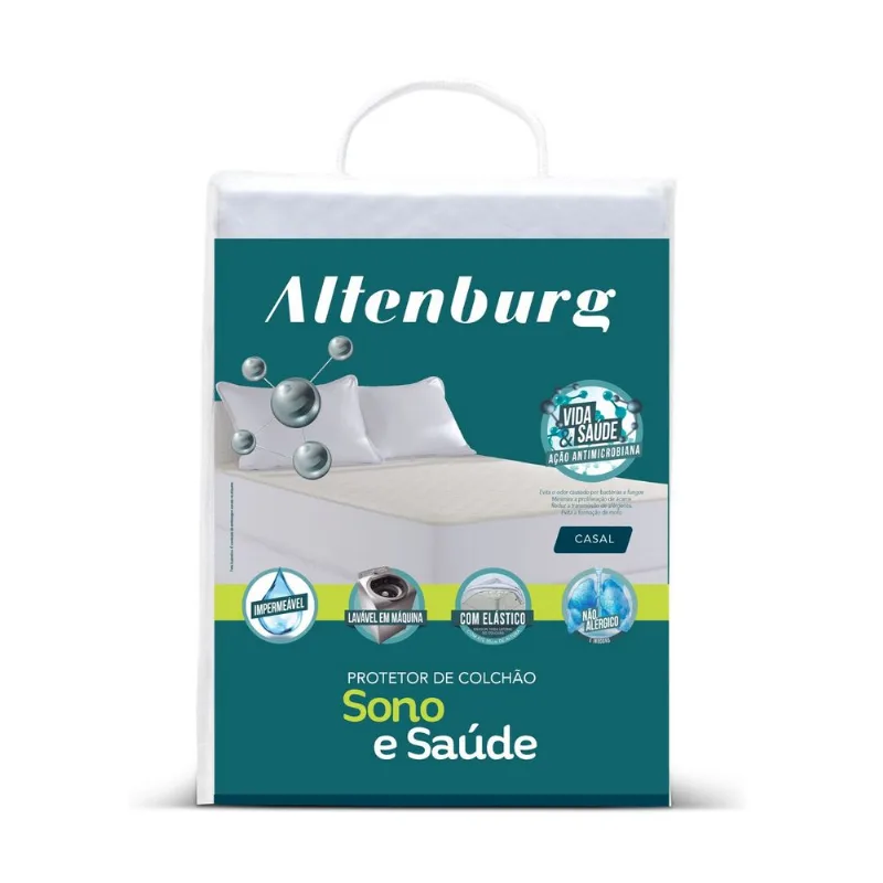 Protetor Colchão King Sono E Saúde Altenburg Branco Un