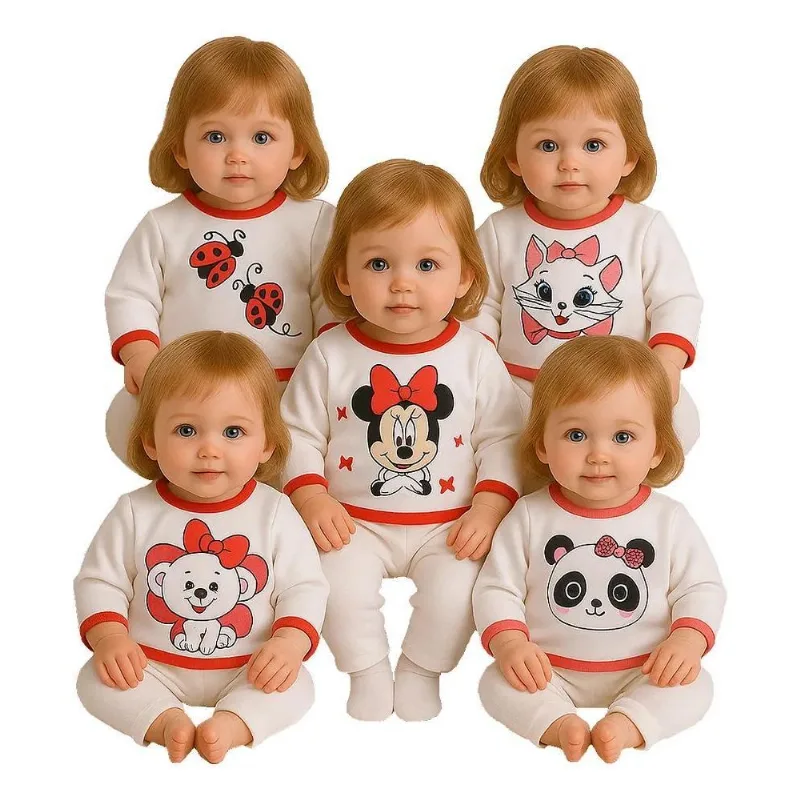 3x Roupa Boneca Boneco Bebê Reborn Conjunto De Pagão Roupinh