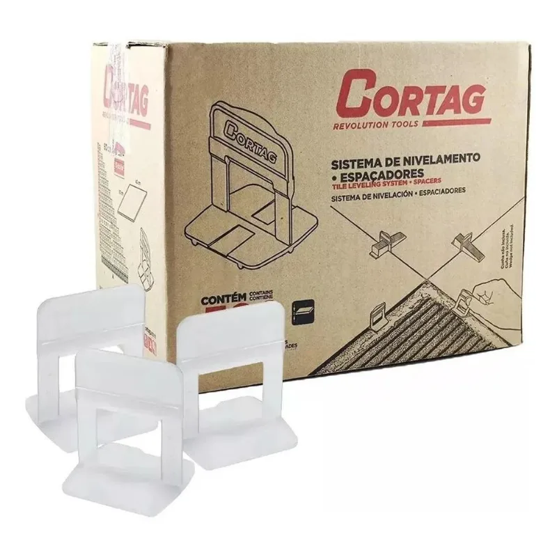 2x Espaçador Nivelador Smart P Porcelanato Piso 500 Pç-cor