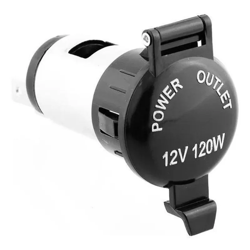 2x Tomada Automotiva Auxiliar 12v Carro Barco Moto Universal