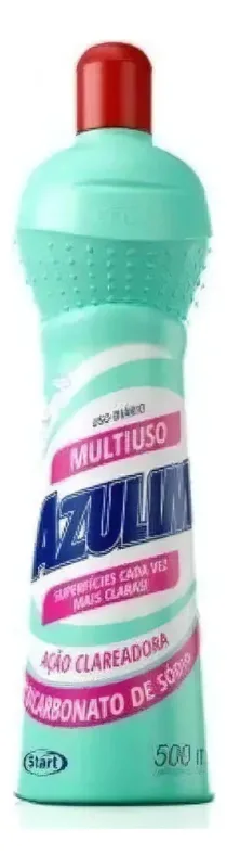 5x Multi Uso Azulim Ação Clareadora Com Bicarbonato 500ml - Não Informado - Limpeza E Lavanderia