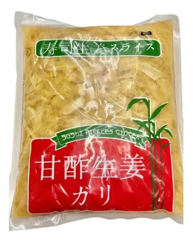 5x Gengibre Fatiado Em Conserva Yabai 1.4kg - Não Informado - Mercearia