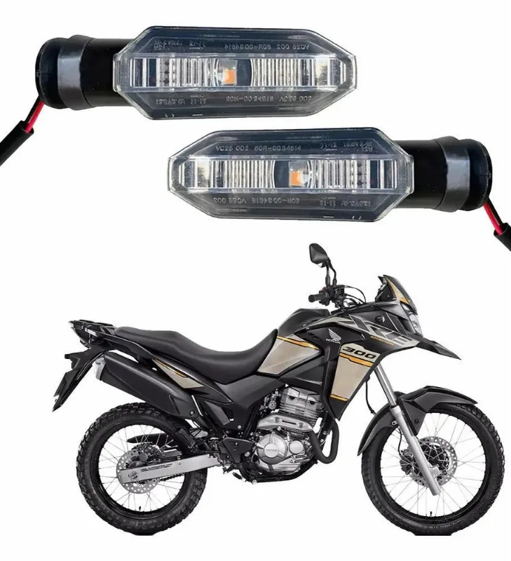 10x Par Pisca Seta Honda Xre300 Adv150 Xre 300 Traseira Dia
