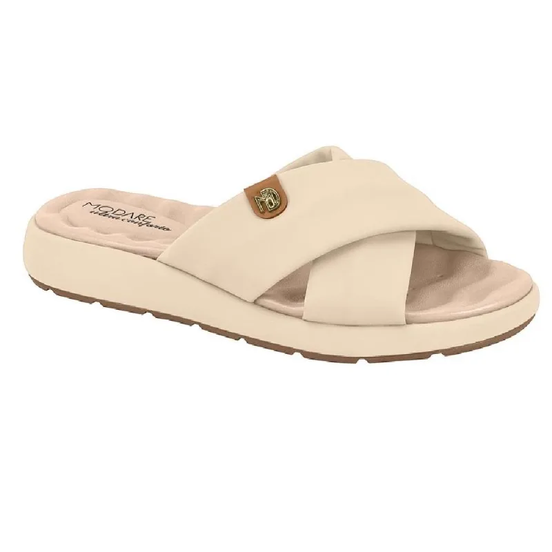 Chinelo Modare Ultraconforto Ref 7222.100.29516 Creme 40
