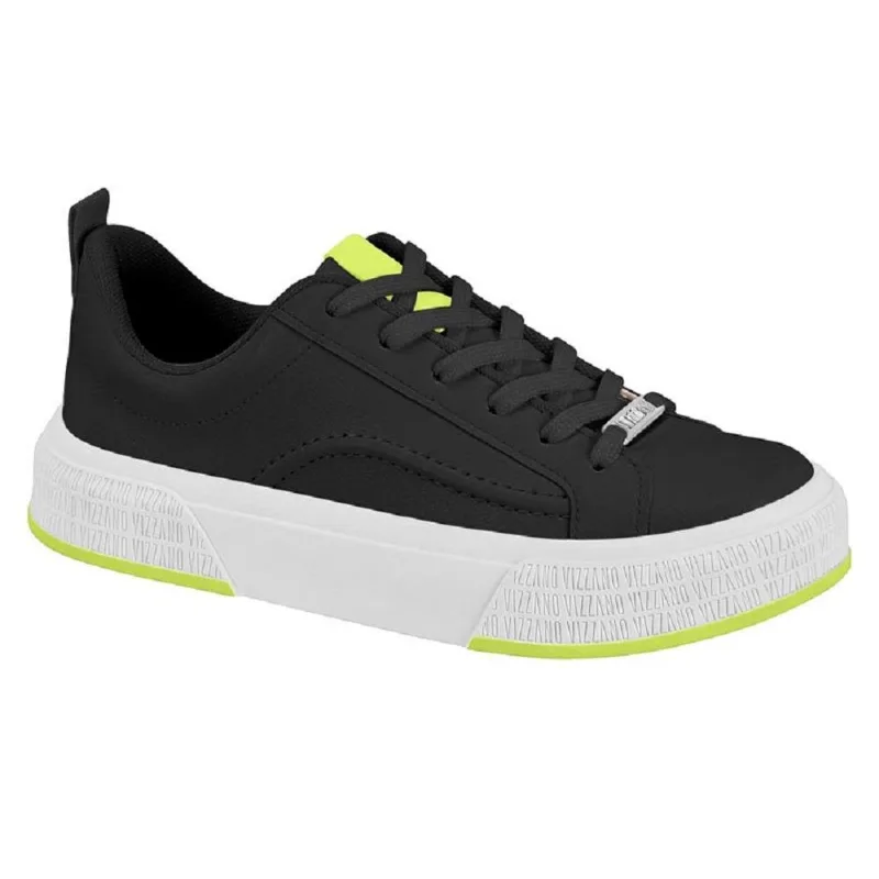 Tenis Vizzano Casual Ref 1477.201.28918 Preto/amarelo 39