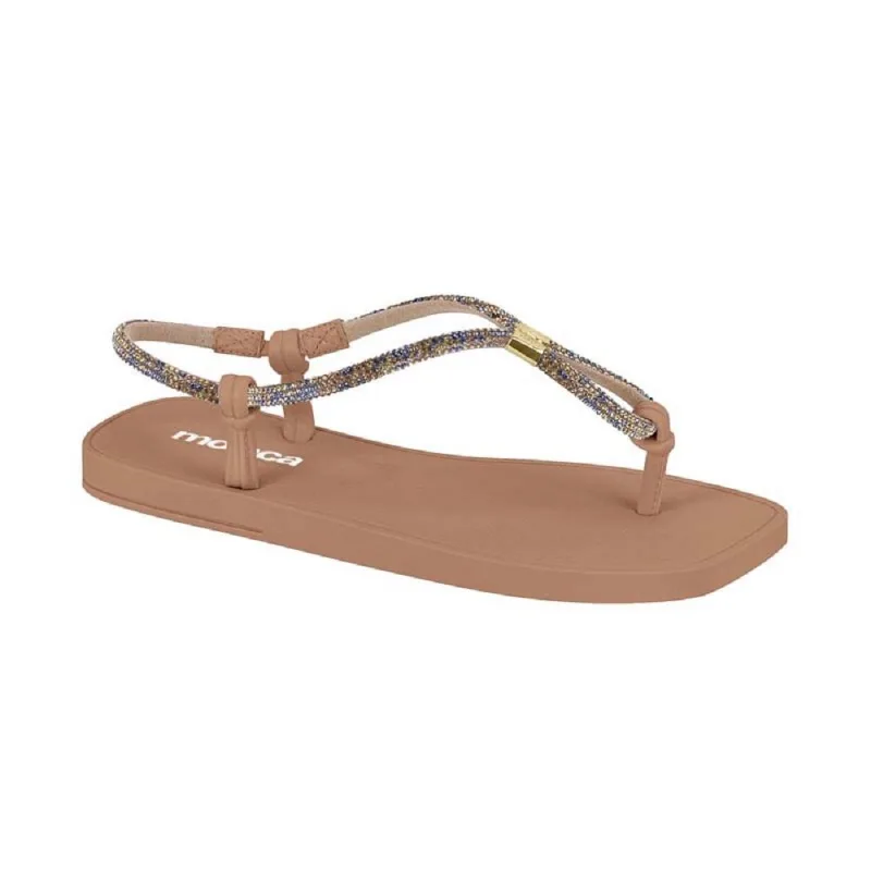 Sandalia Moleca Rasteira Casual Ref 5552.806.31476 Nude 34