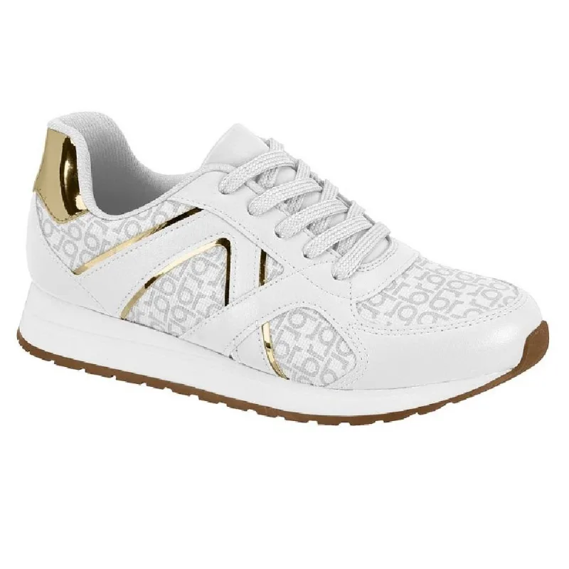 Tenis Beira Rio Casual Ref 4339.102.31298 Branco/dourado 37