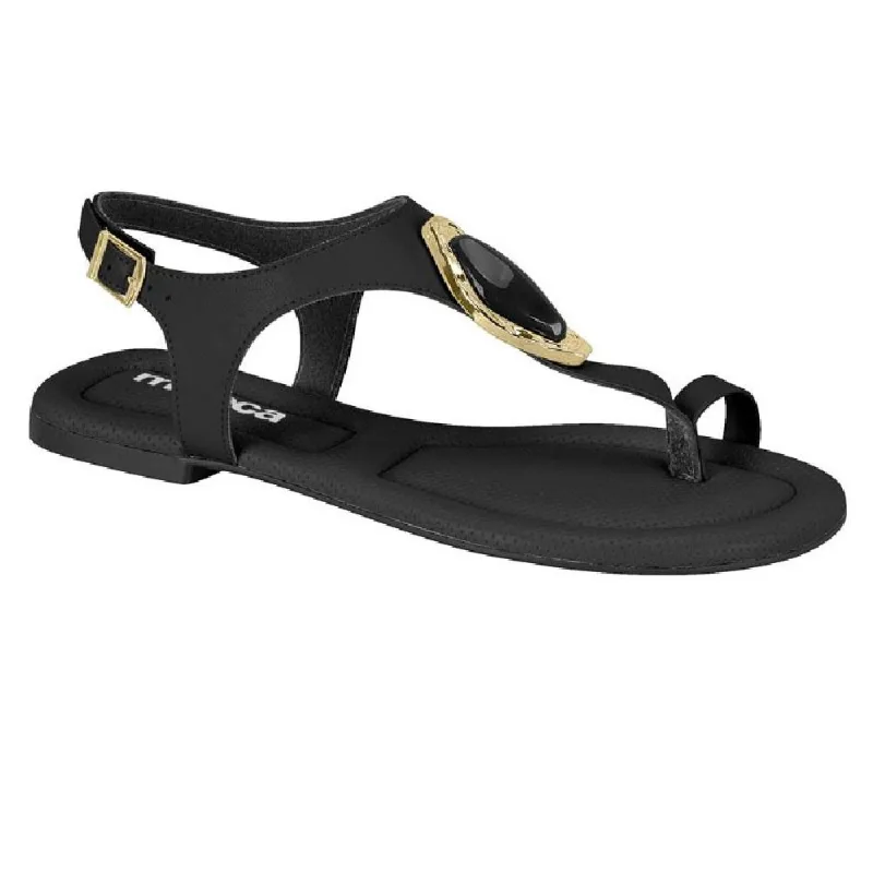 Sandalia Moleca Rasteira Ref 5570.13.9569 Preto 34