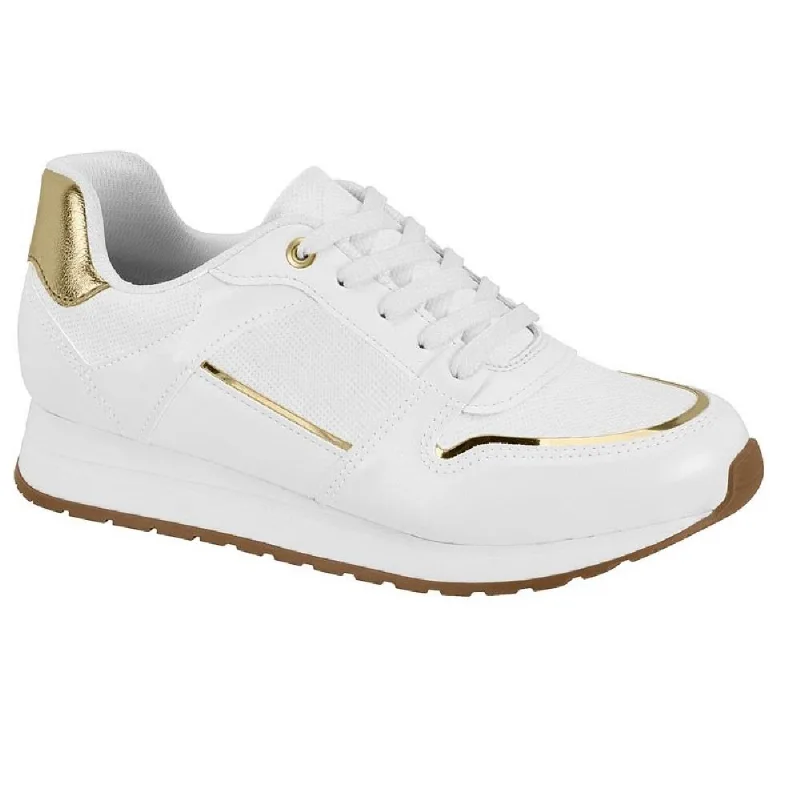Tenis Beira Rio Casual Ref 4339.103.31304 Branco/dourado 36