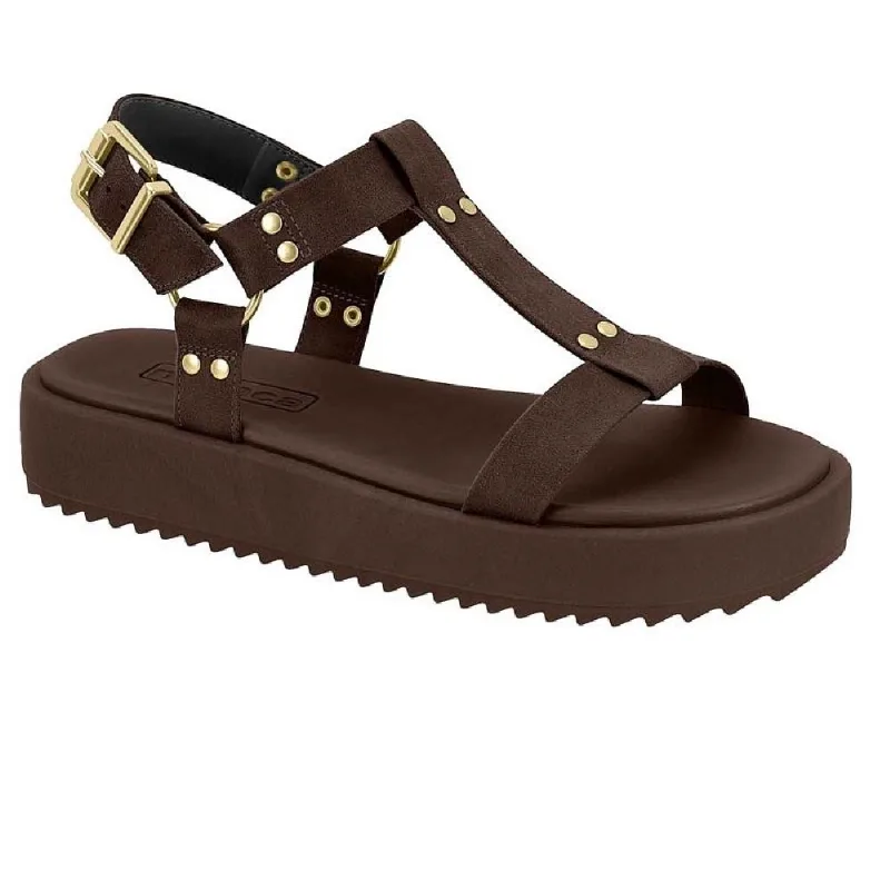 Sandalia Moleca Papete Ref 5489.125.5881 Chocolate 36