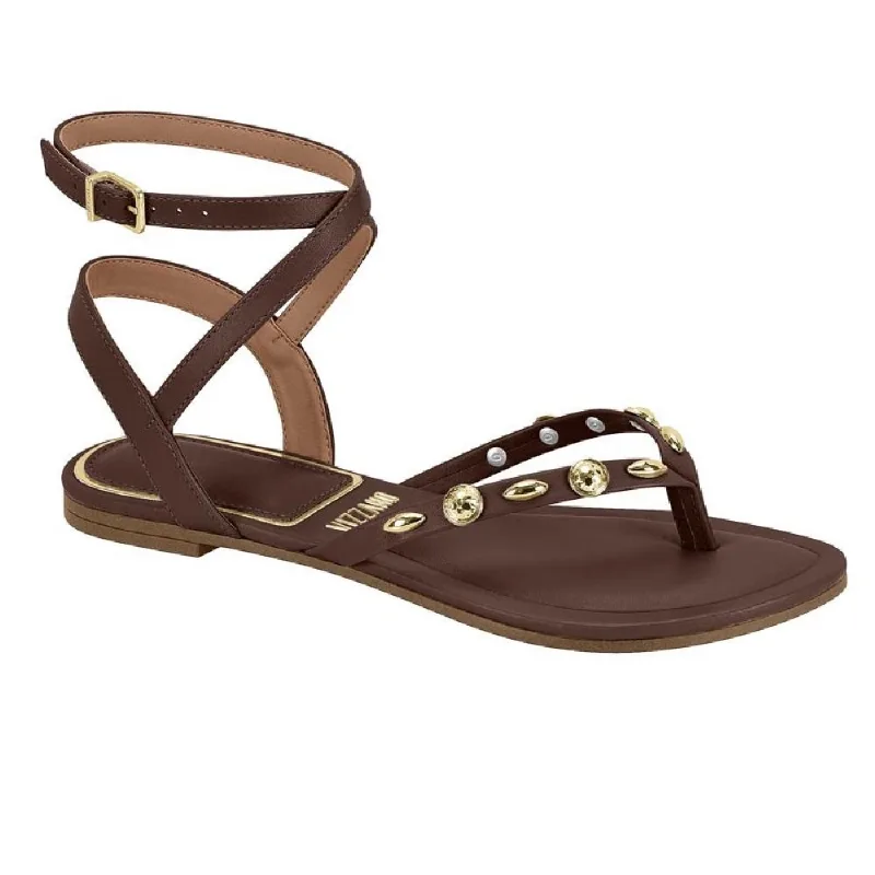 Sandalia Vizzano Rasteira Ref 6528.108.7286 Chocolate 35