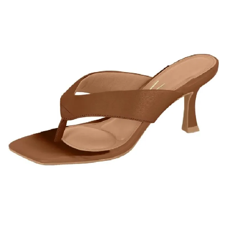 Tamanco Vizzano Salto Fino Baixo Ref 653610118807 Marrom 36