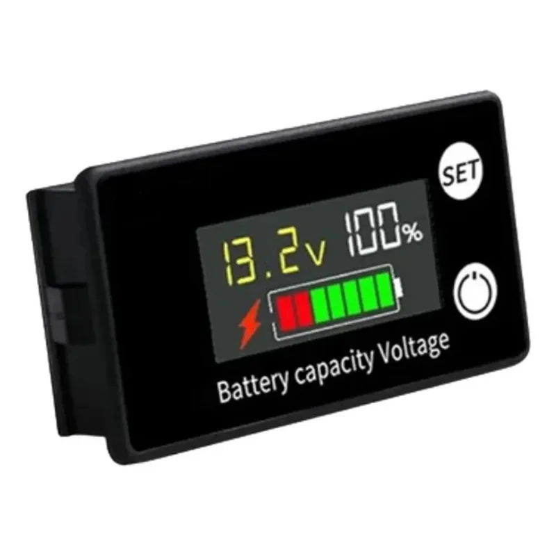Medidor Bateria 12v Digital 3 Cores