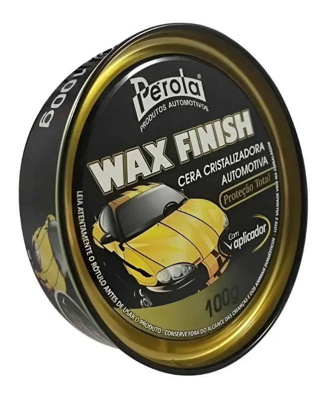 Cera Cristalizadora Automotiva Wax Finish Pérola - 100gr