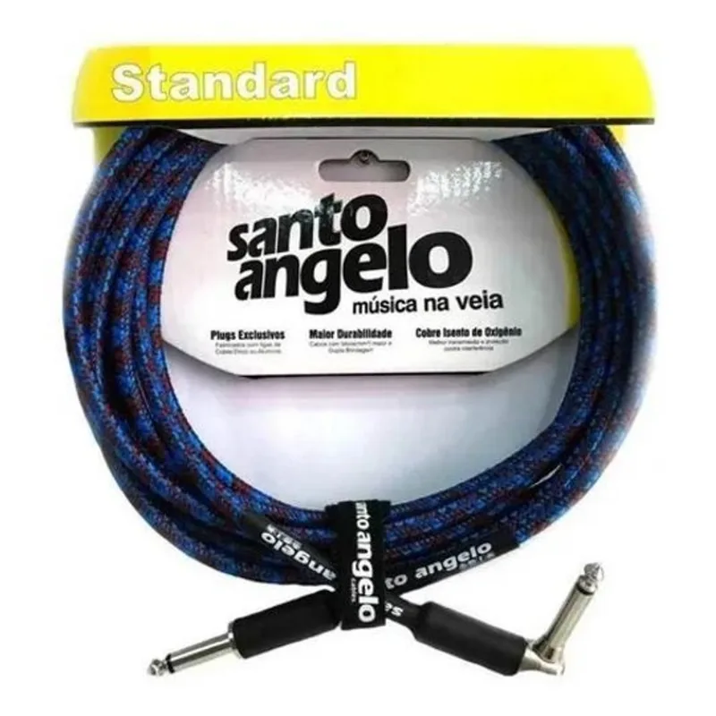 2x Cabo Santo Angelo Angel Textil Ltx P10xp10 15ft Plug L 4,