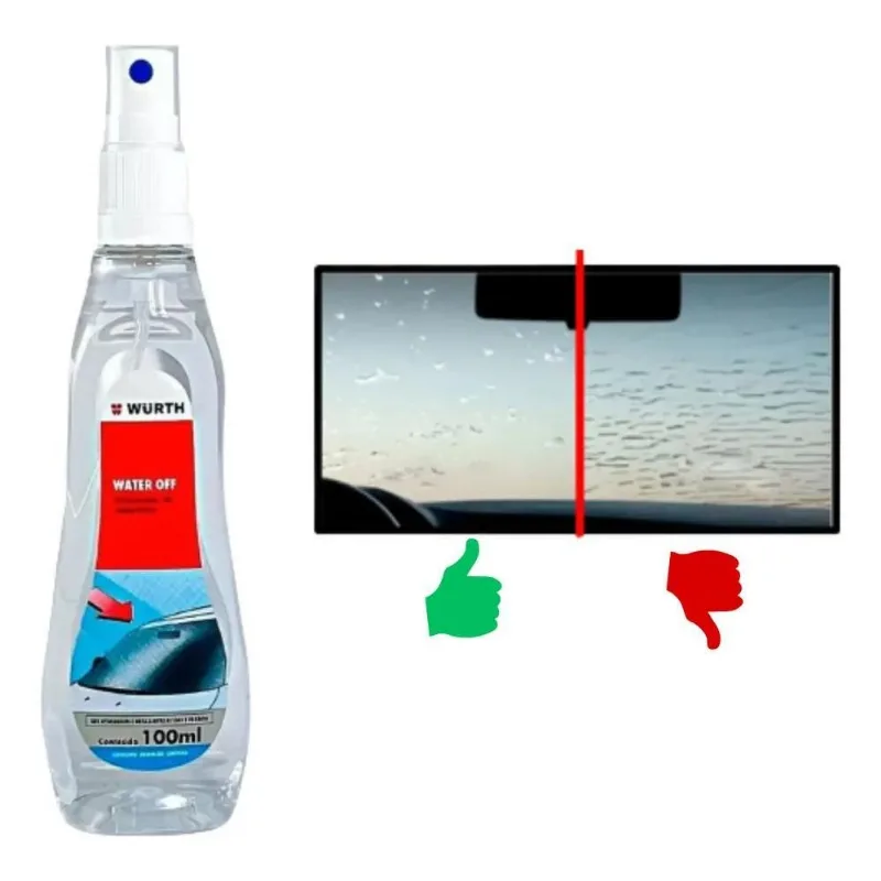 Water Off - Cristalizador De Para Brisa E Vidros Wurth 100ml