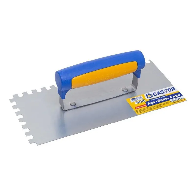 2x Desempeno Aço Dente 8mm - Castor