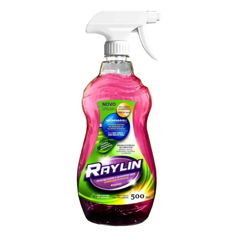 Raylin Desengraxante Spray - Unidade - 1 - 500 Ml - Sem Chei
