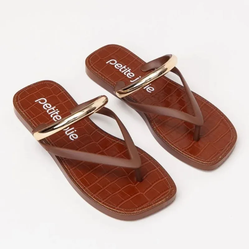 Chinelo Feminino De Dedo Petite Jolie Búzios Leve Original