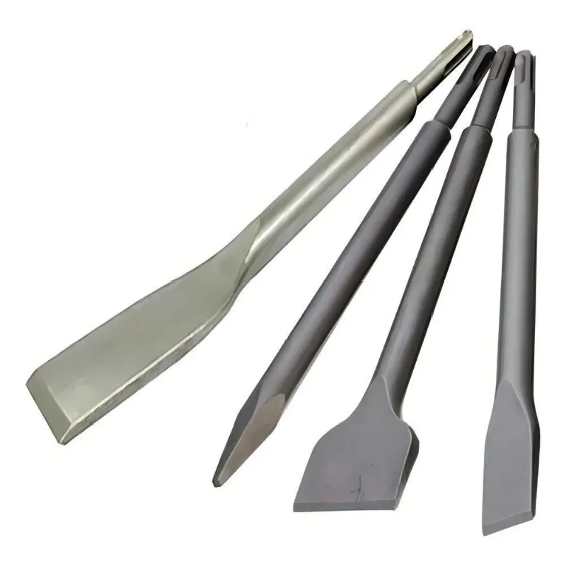 10x Kit 4 Peças Ponteira E Talhadeiras Para Martelete Sds P