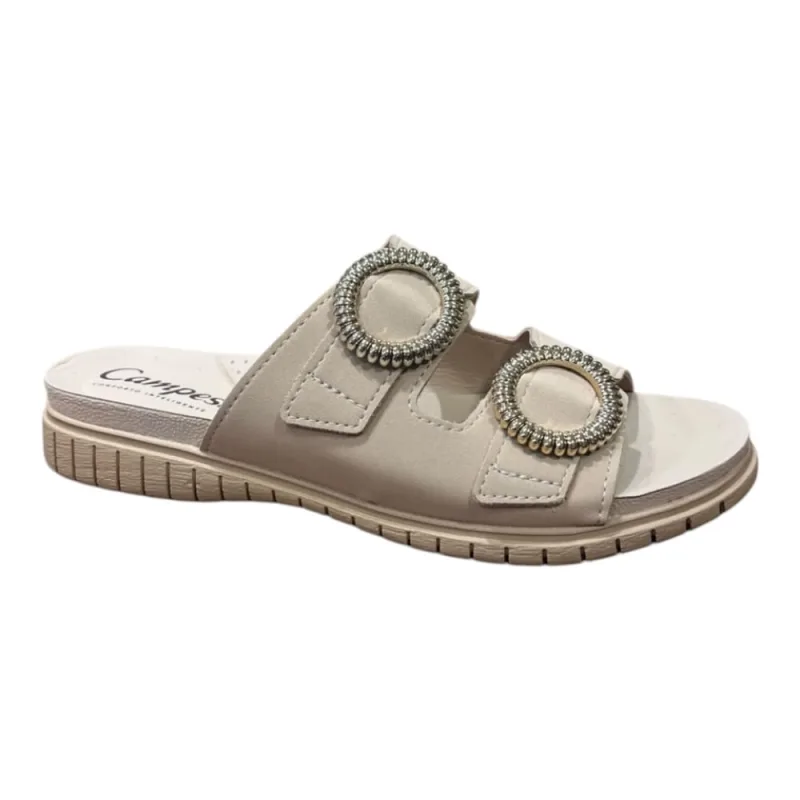 Tamanco Feminino Campesí Rocco Bege CE811-0001 - Campesi - Ar E Ventilação