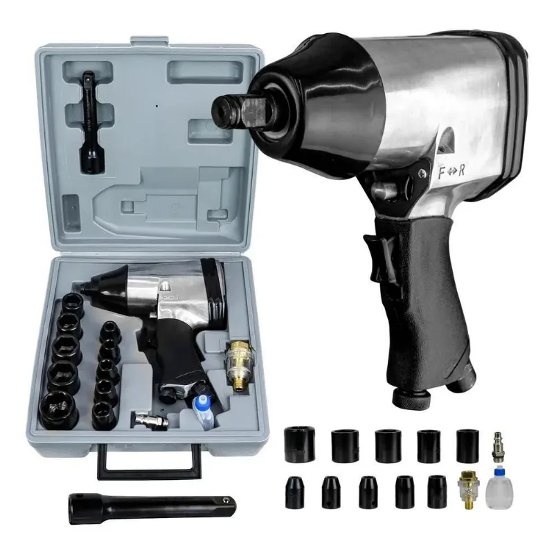 Kit Chave Impacto Pneumática 1/2 32kgfm Rocking Dog Tch32