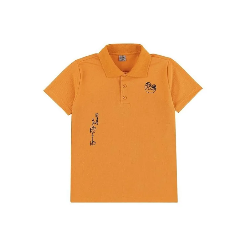 Camiseta Gola Polo Tigor T Tigre Since 93 Amarelo 8