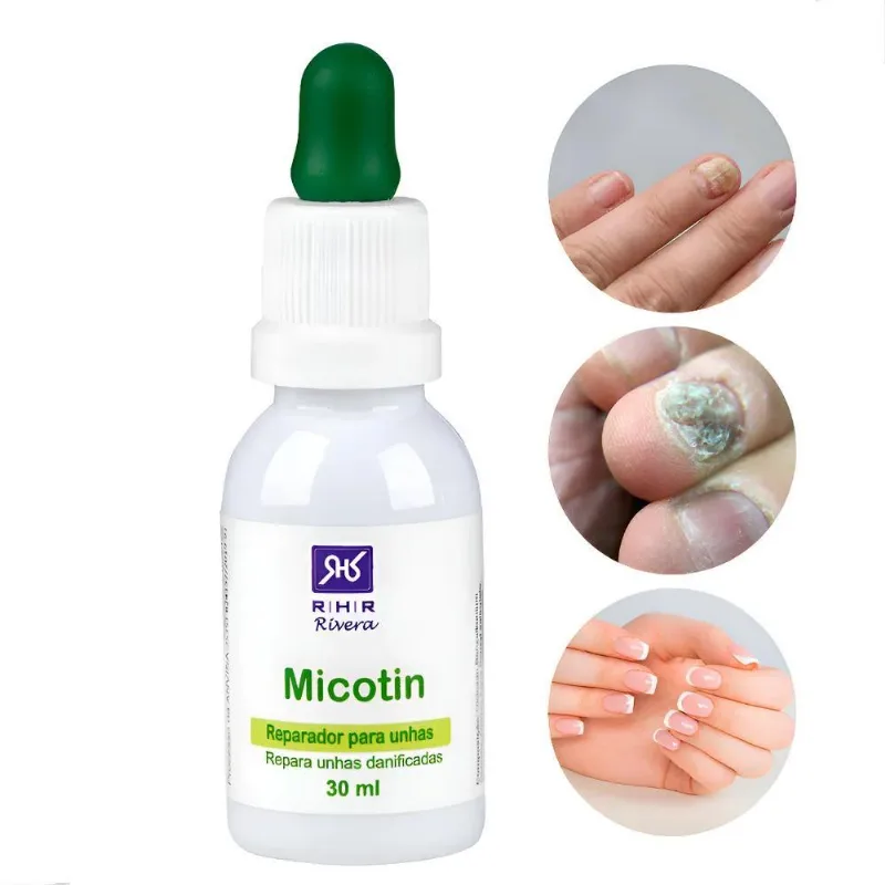 Reparador De Unha Com Fungos - Micotin - 30 Ml Cor Água