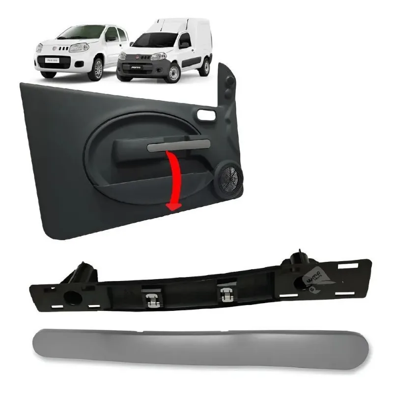 10x Suporte Moldura Puxador Porta Novo Fiorino Le