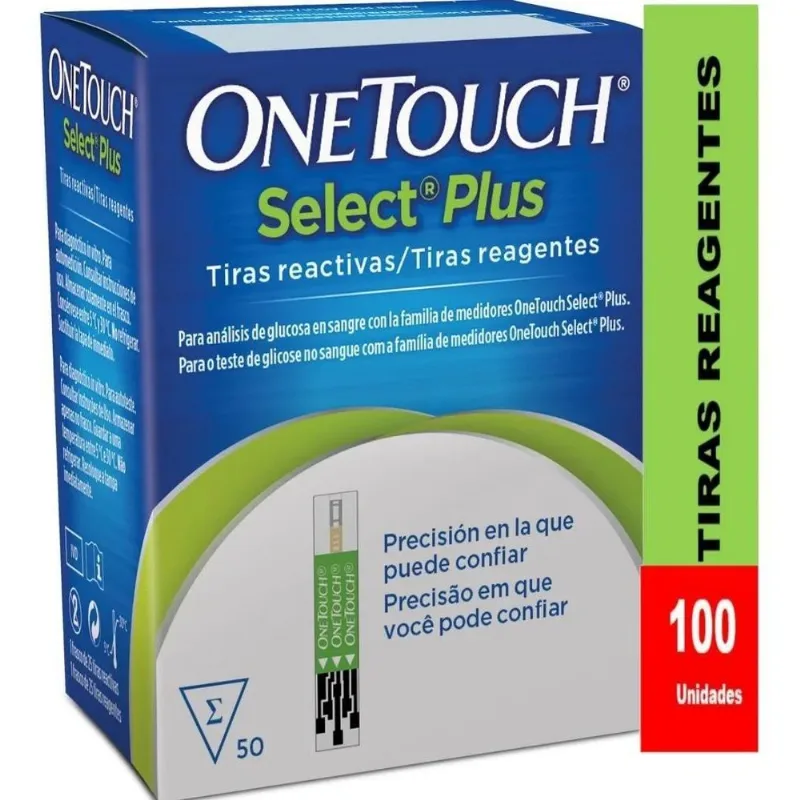 100 Tiras / Fitas Reagentes Onetouch Glicosimetro Oferta