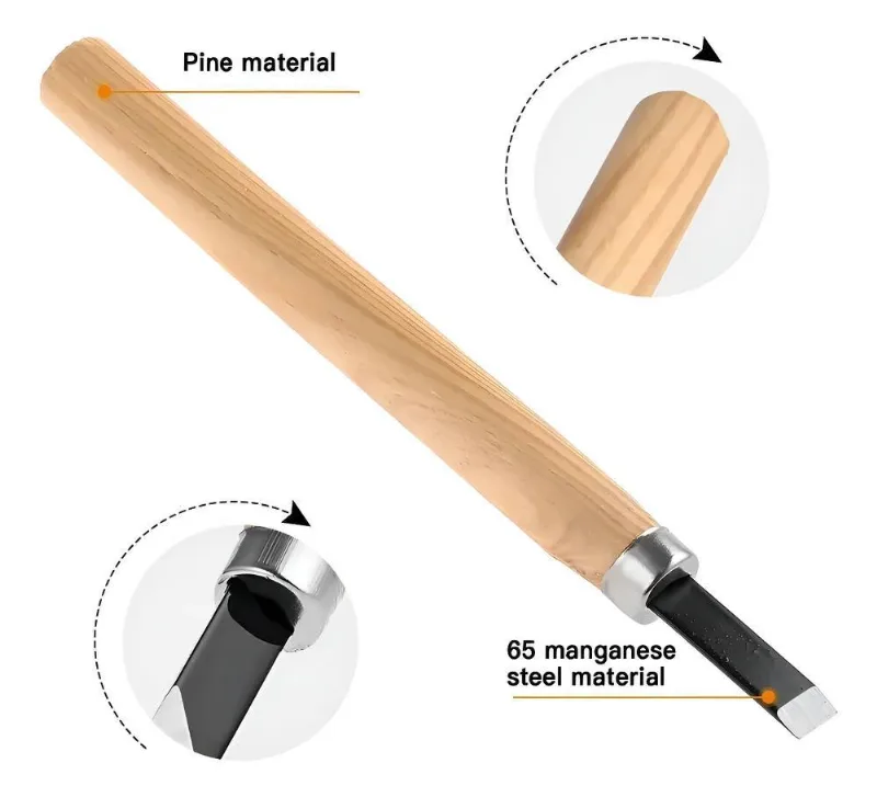 Kit De Formão Para Entalhar Madeira 12 Peças