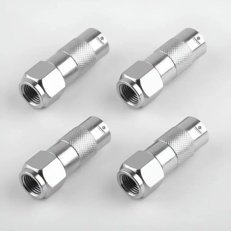 Kit 4 Bico Pino Bomba Engraxadeira Acoplador Hidraulico Grax