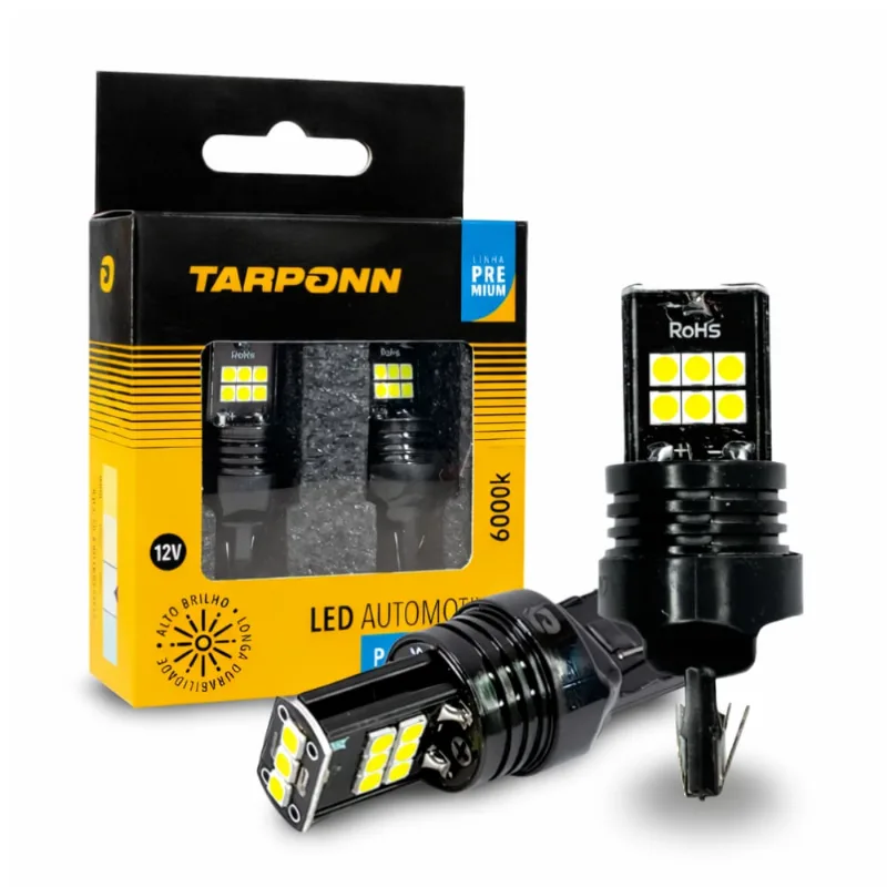PAR LAMPADA LED 7040 T20 CANBUS PREMIUM 1 POLO 12V 6000K