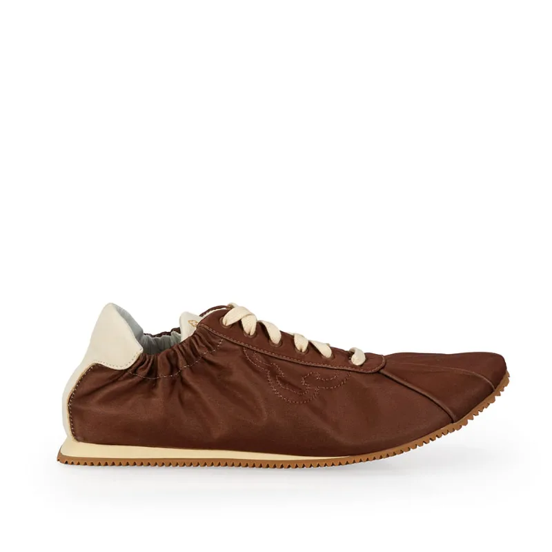 Tênis Ballerina Amarração Marrom Mogno 39