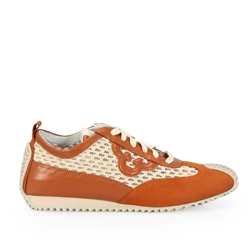 Tênis Sneakers Amarração Caramelo 35 - CAPODARTE