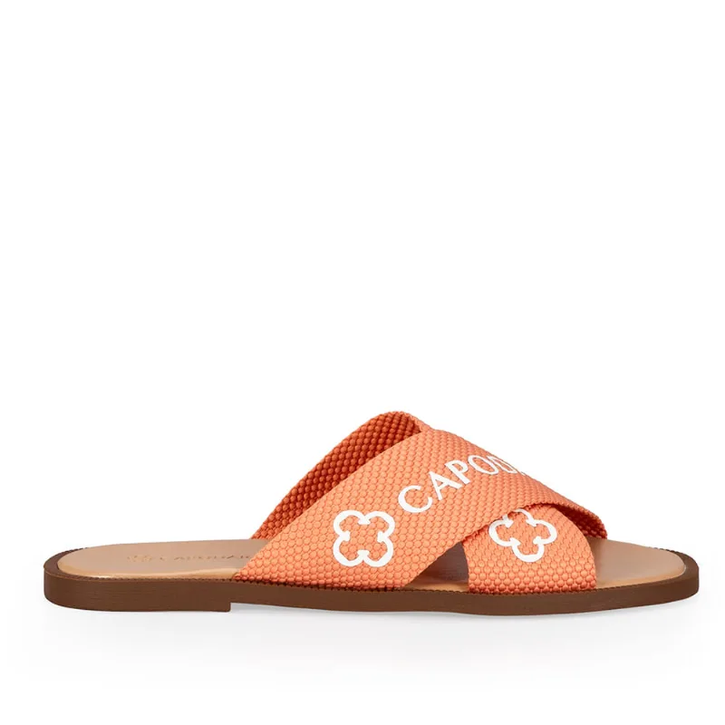 Chinelo Rasteiro Gorgurão Coral 36
