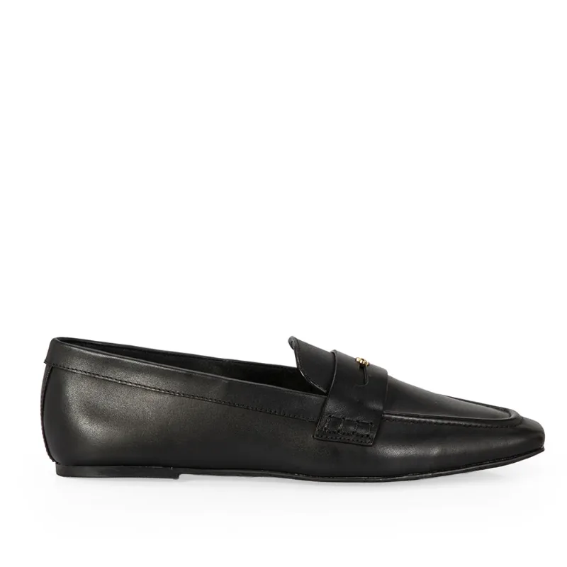 Loafer Mocassim Couro Preto 34